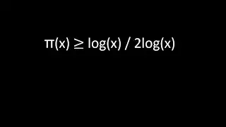 Zahlentheorie: Einfache Abschätzung für die π-Funktion