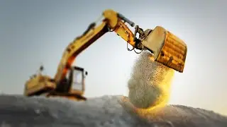 Blender excavator animation