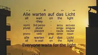 🇩🇪 Learn German with Rammstein – SONNE | German Lyrics, Grammar Explanation & English Translation