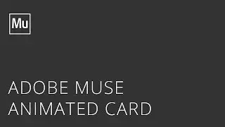 Adobe Muse Animated Cards Widget