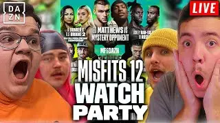 Misfits Boxing X Series 12 LIVESTREAM WATCH PARTY | MarcFlameZ