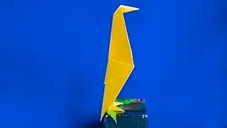 оригами ворона, как сделать оригами ворона // origami crow