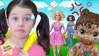 Mimi Julinha cuida da irmã bebê e outras histórias