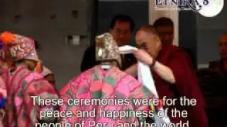 Dalai Lama in Cusco Peru