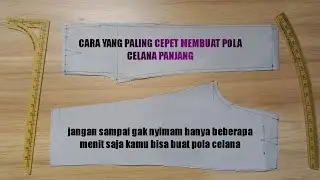 tutorial pola celana sopan