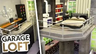 INDUSTRIAL GARAGE LOFT // Sims 4 Speed Build