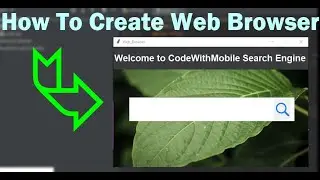 GUI Web Browser Created By CodeWithMobile
