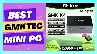 GMKtec K4 Mini Pc AMD Ryzen 9 7940HS DDR5 NVME 5600MT/S SSD Max 5.2GHz