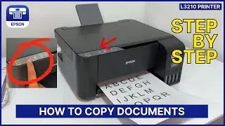 Epson L3210 – How to Copy Documents Easily (Step-by-Step Tutorial)