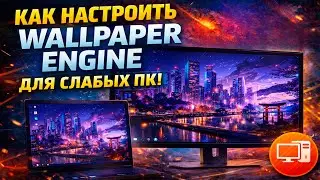 как настроить wallpaper engine для слабых пк