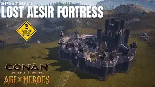 Conan Exiles: Lost Aesir Fortress (Speed Build/ No Mods)