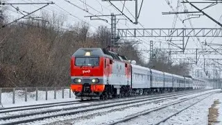 ЭП2К 231 с сообщением № 135С/136С Махачкала - Санкт Петербург.