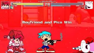 MUGEN Battle: Boyfriend & Pico Vs Peppa Pig & Darwin