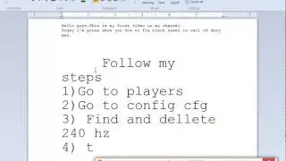How to fix black screen in Call of duty mw2