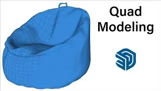 Bean Bag Chair Modeling In SketchUp