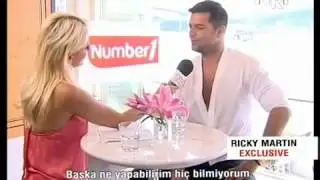 Ricky Martin in Istanbul interview NUMBER ONE TV Part 1 Low
