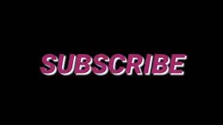 | Non Copyrighted | Black Screen Subscribe Button With sound | Like, Subscribe & Bell Button