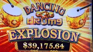 100$ Slot Challenge, Bonus or Bust! Part 39 Dancing Drums Explosion!! 💃🥁💥
