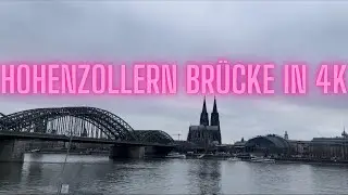 Walking on Hohenzollern Brücke, Cologne (Köln), Germany 🇩🇪 | 4K 60fps | 2022 