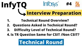 InfyTQ Interview Preparation | Technical Round Preparation | Overview | Questions 