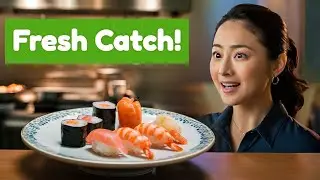 Japanese Line and Wash Sushi Restaurant Livestream!