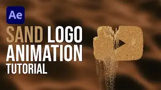 Sand Logo Intro - Logo Animation - After Effects Tutorial (2022)