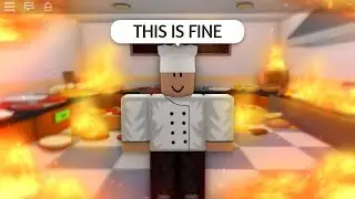 ROBLOX Cook Burgers Funny Moments (MEMES)