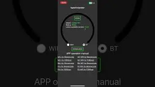 Vgate vLinker MC+ OBDII dongle firmware update on iPhone (iOS)