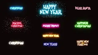 Christmas magic Title After Effects template