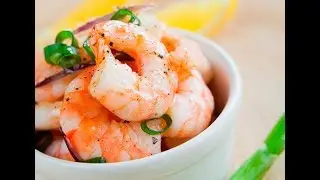 Готовим креветки с макаронами