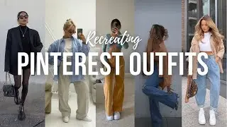 RECREATING PINTEREST OUTFITS | SPRING LOOKS