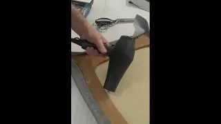 Recovering seat cushions with vinyl? A hair dryer is a must around corners!