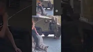 BRAVE Palestinian Boy Remains CAREFREE Seeing Zionist Army #zionistregime #palestine #gaza
