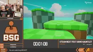 Steam Next Fest Demo Gauntlet | Showcase Speedrun by Lordmau5 | BSG Marathon 37