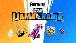 ROCKET LEAGUE X FORTNITE - LLAMA RAMA 2.0 - CHALLENGES & FREE REWARDS!