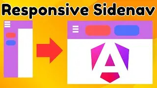 Responsive Sidenav Angular 17 example | Angular Material | 2024