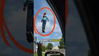 If you see this girl floating in the air, don't panic! ‼️😱