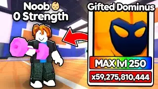 Starting Over as NOOB with BEST Pet in Arm Wrestle Simulator Roblox! (Full Movie)