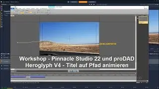 Titel auf einem Pfad animieren