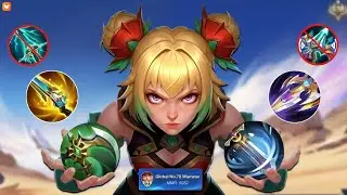 GLOBAL WANWAN NEW BEST BUILD TO HARD CARRY YOUR TEAM IN MYTHICAL GLORY RANK!! (must watch👀)