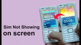 sim not showing on screen - Samsung