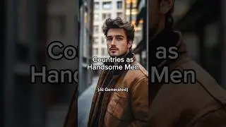 Countries as Handsome Men | Ai Generated