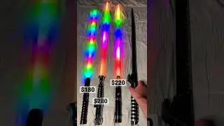 Xenopixel Lightsaber Rainbow light-show!