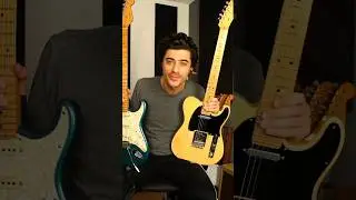 Telecaster Vs Stratocaster (Neck Pickup) #shorts