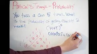 Pascal's Triangle - Probability - Coin Toss Problem