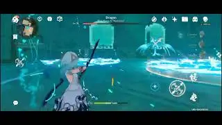 genshin impact react to underwater gameplay with boss fight lynette fontaine react to leaks