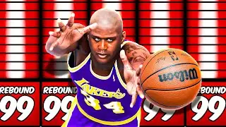 Insane 99 Rebounding Snag God Center Build in NBA 2K24!