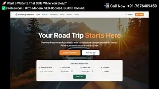 Campervan & RV Rental Website Design | Get More Bookings
