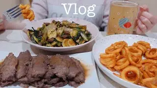 VLOG 🥘 Homebody with Tteokbokki Cravings 🍢 Shanghai Rice Cakes Attempt #2 🥩 Bulgogi Meat