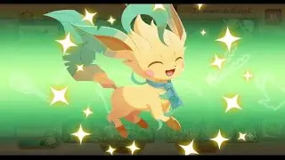 Pokémon cafe remix - Leafeon lvl5  testing skills order 542 🌿🍃🌿